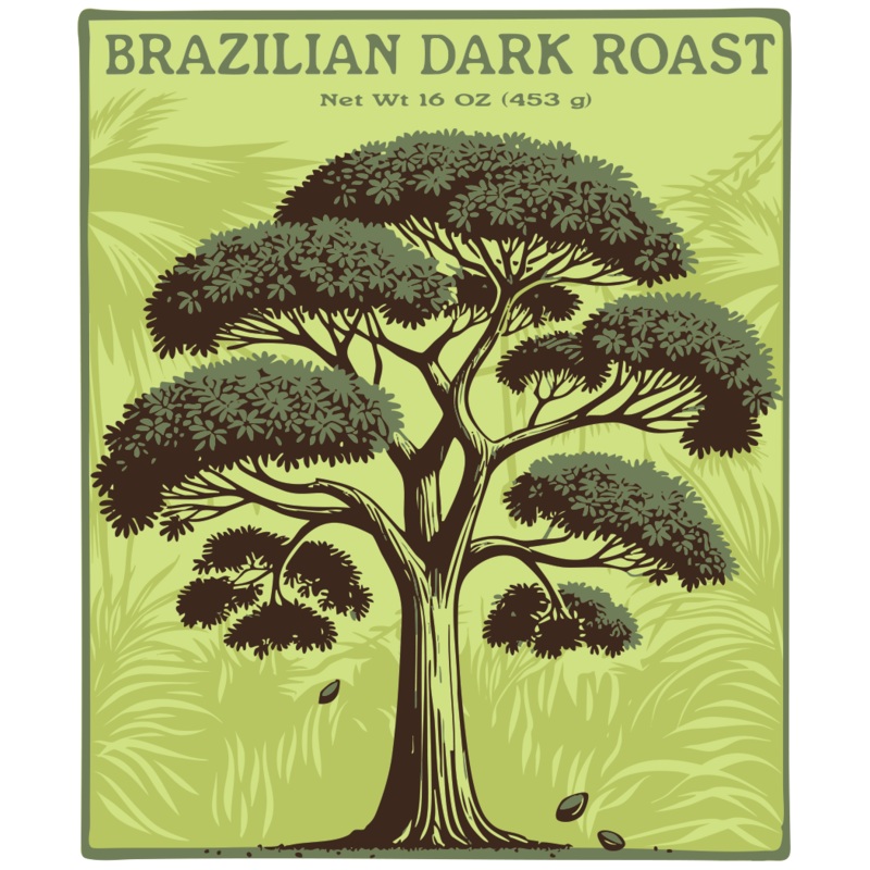 Brazilian Dark Roast 16oz (ONLINE ORDER ONLY)