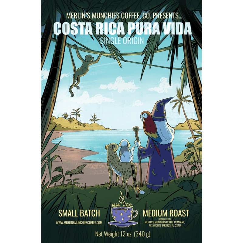 Costa Rica Pura Vida 12oz (ONLINE ORDER ONLY)