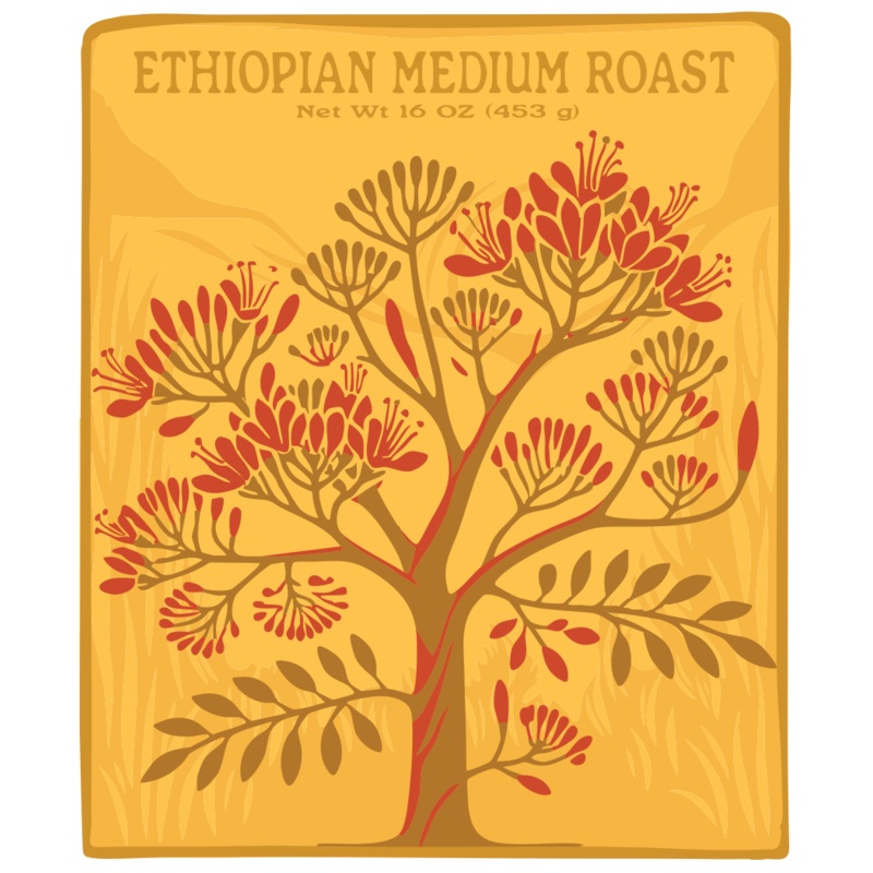 Ethiopian Medium Roast 16oz (ONLINE ORDER ONLY)
