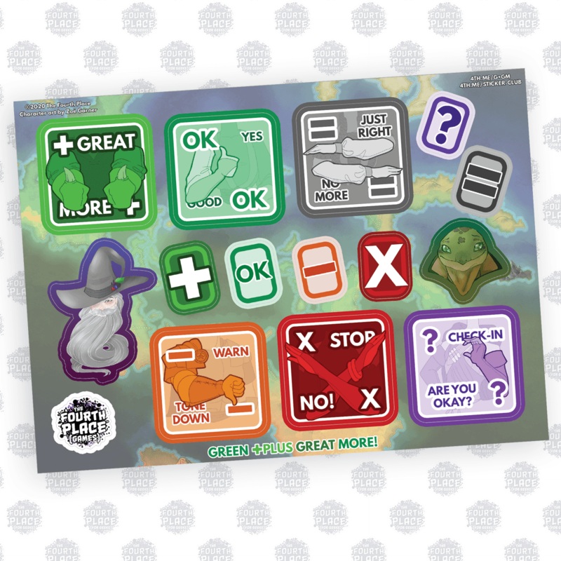 G+GM! Companion Stickers (ONLINE ORDER ONLY)