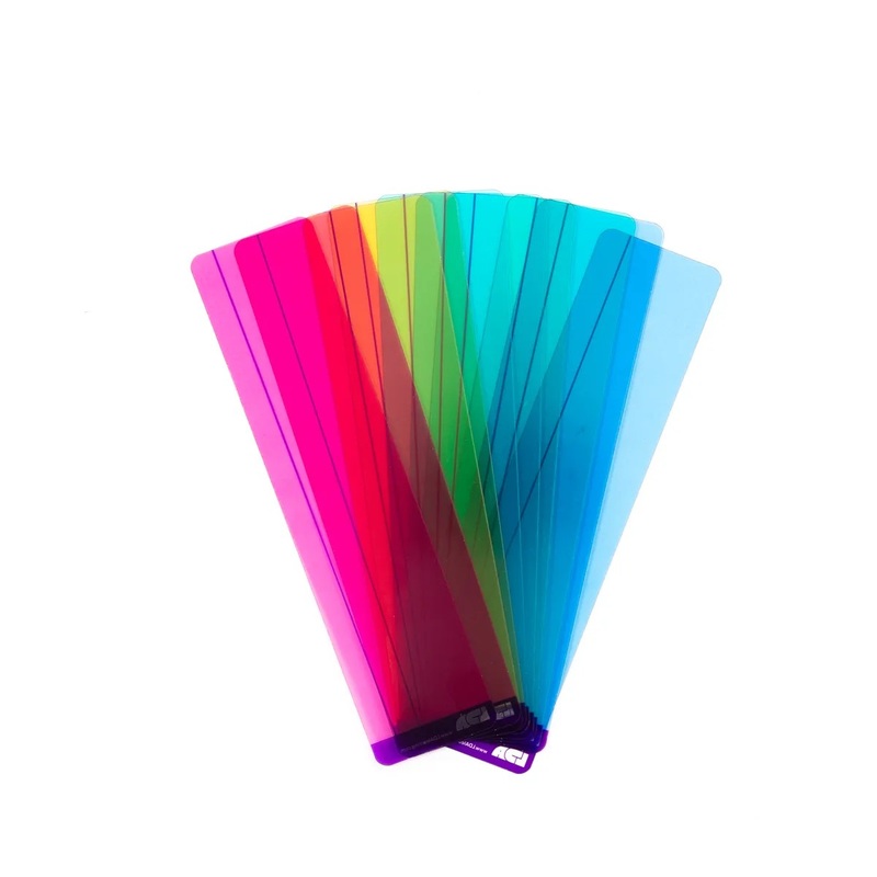 LDA Coloured Reading Overlays Pack of 10