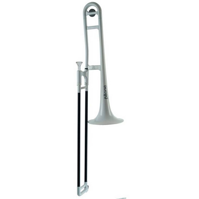Pbone White Plastic Trombone