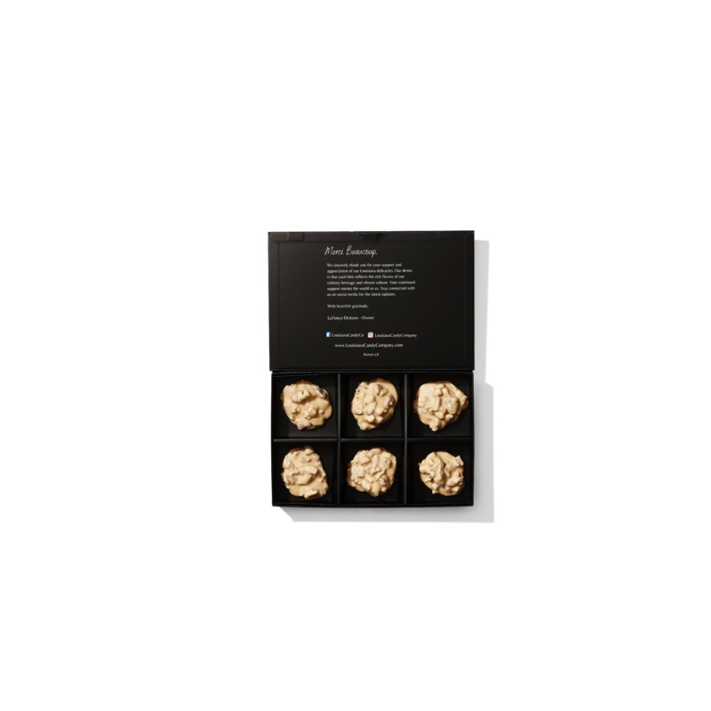 Creamy Walnut Praline 6-Count (ONLINE ORDER ONLY)