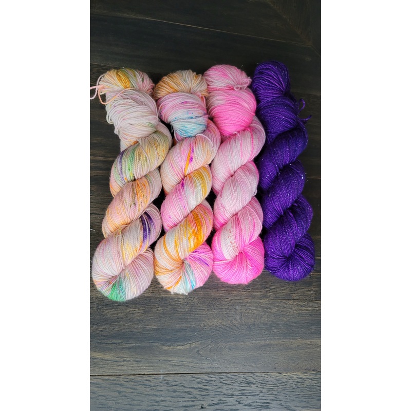 Crystal Confessions 4 skein kit (ONLINE ORDER ONLY)