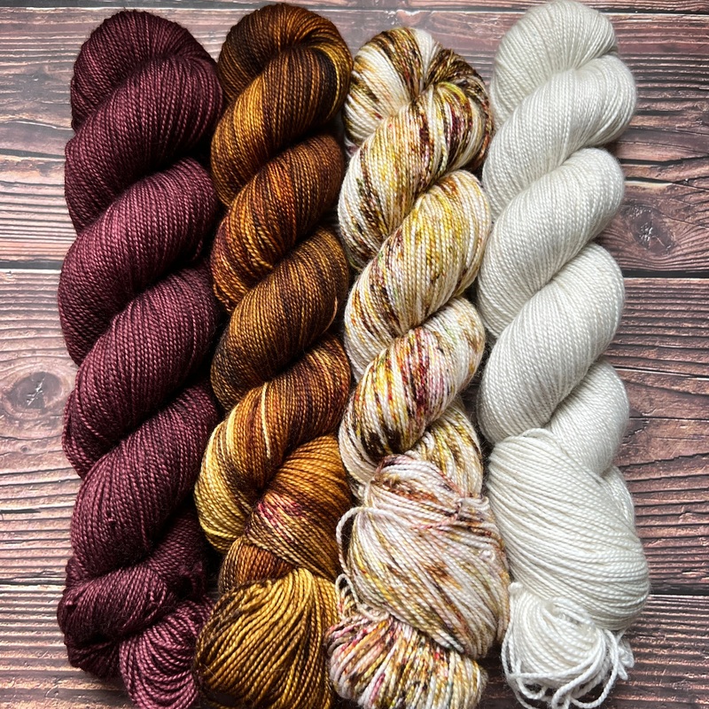Woolen wild & free 4 skein kit (ONLINE ORDER ONLY)