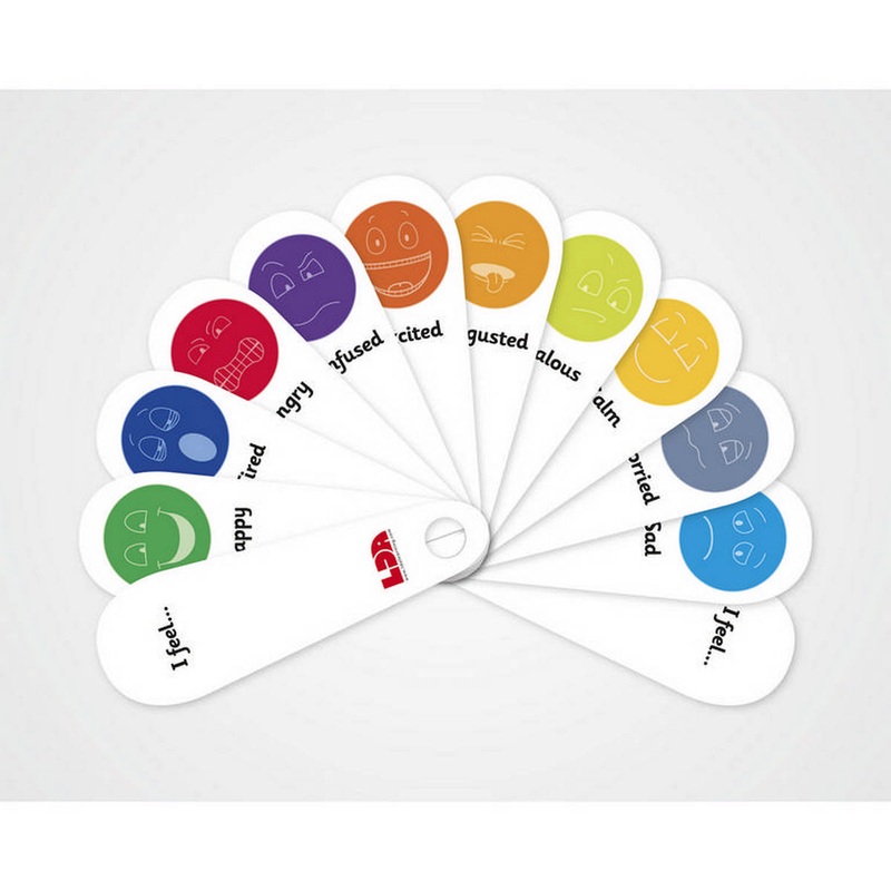 Emotions Fans  Pack of 5