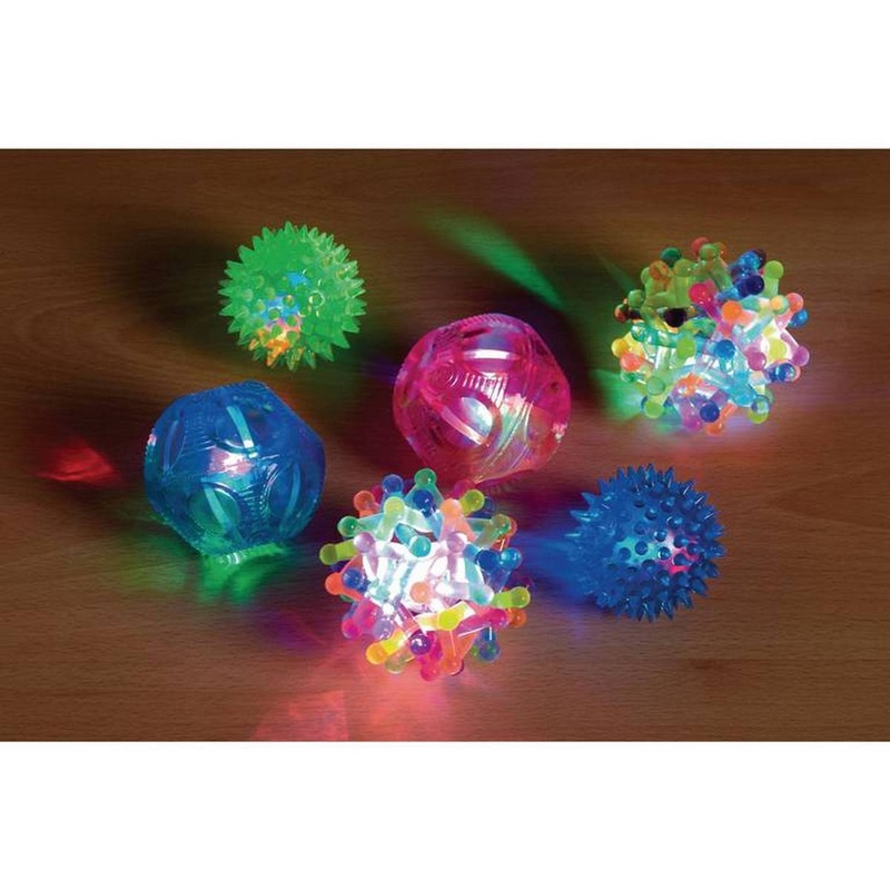 LDA Sensory Light Up Ball Set  Pack of 6