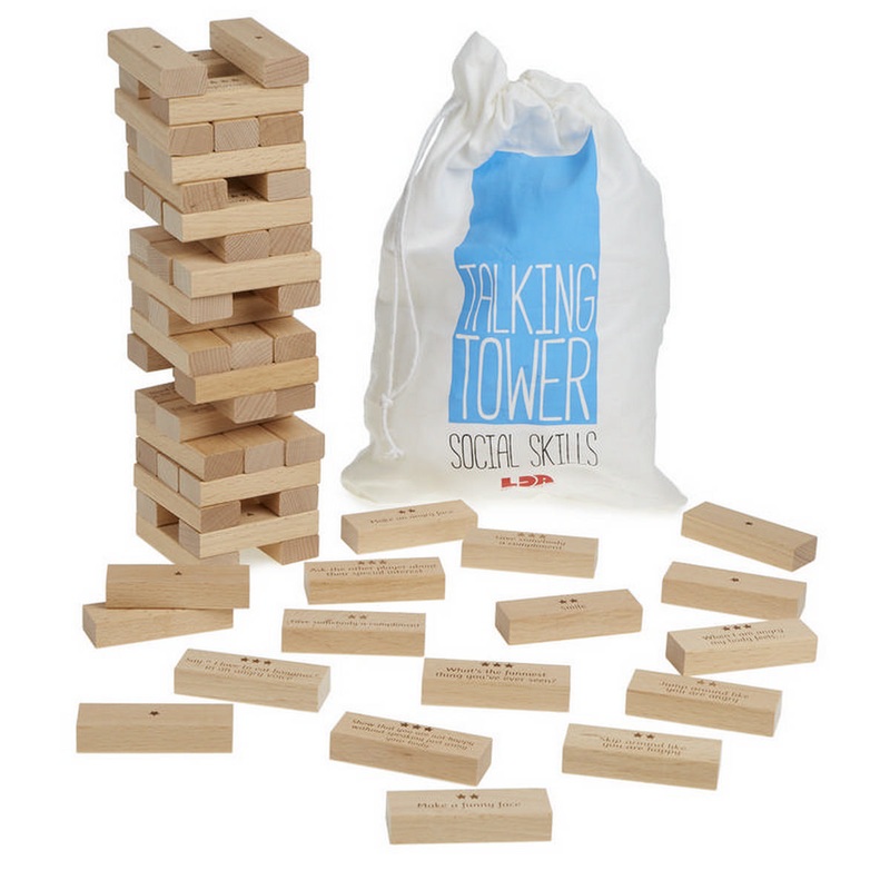 LDA Wood Talking Tower Social Skills