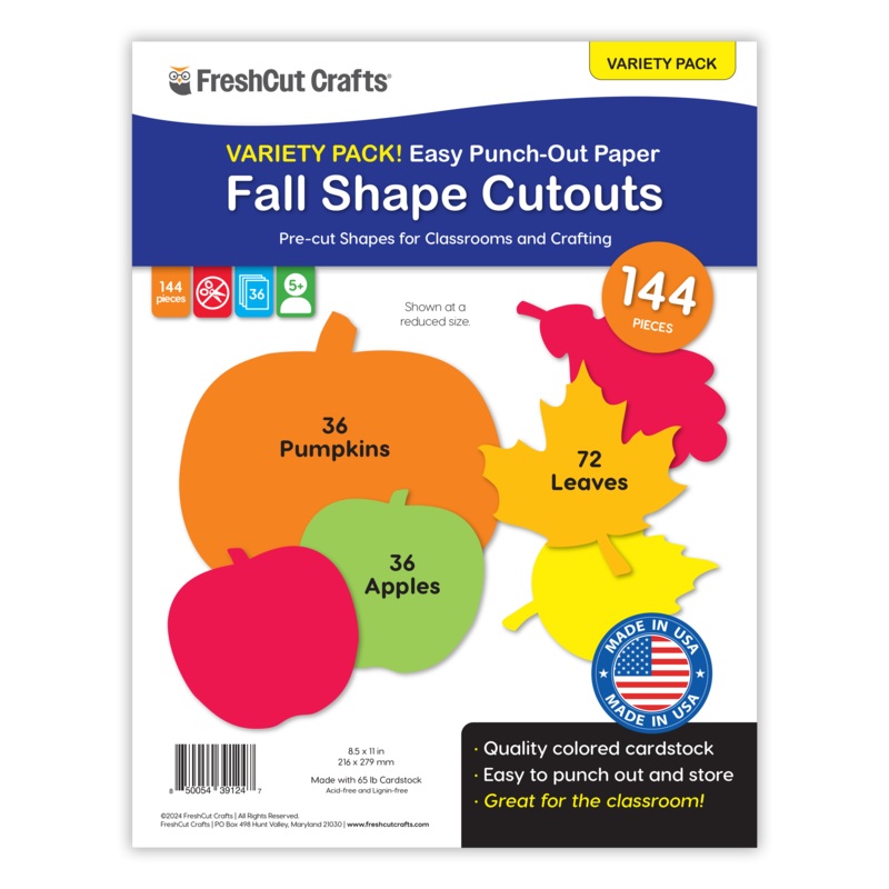 Fall Shape Cutouts (ONLINE ORDER ONLY)