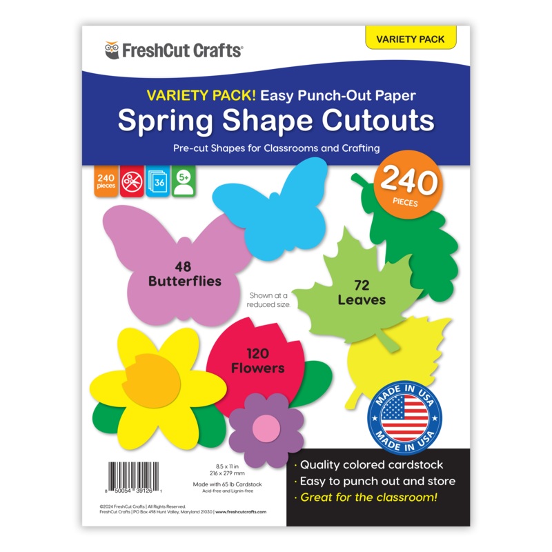 Spring Shape Cutouts (ONLINE ORDER ONLY)