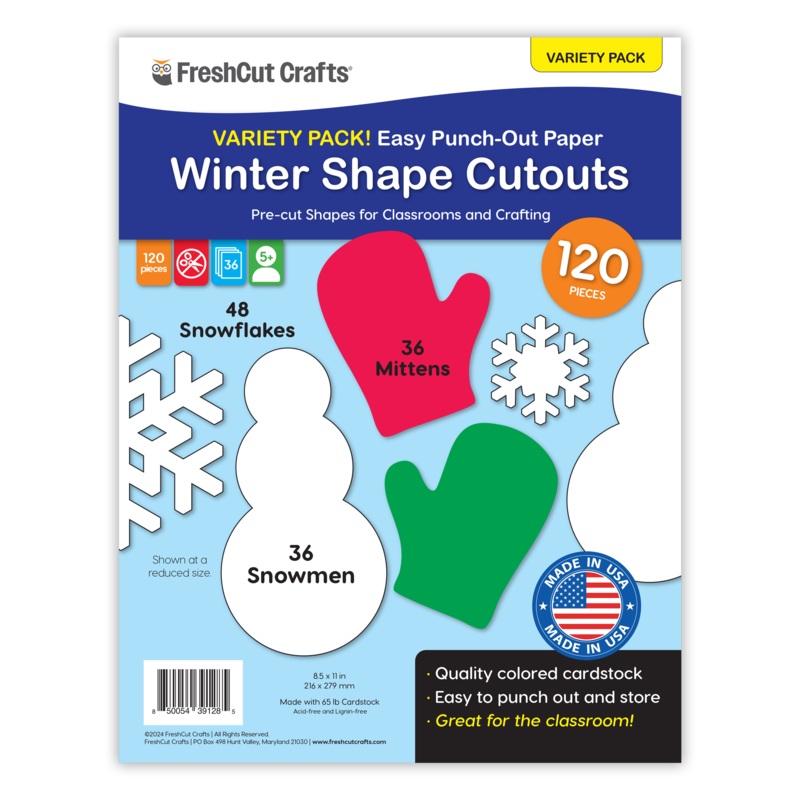 Winter Shape Cutouts (ONLINE ORDER ONLY)