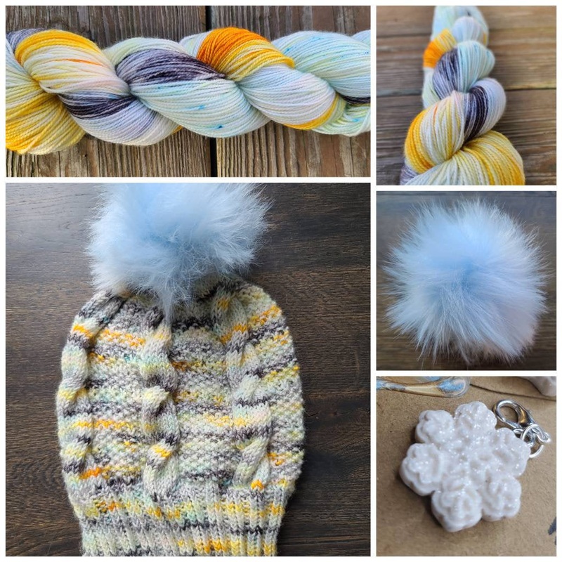 Woolen Winter Hat kits/pom/snowflake charm (ONLINE ORDER ONLY)