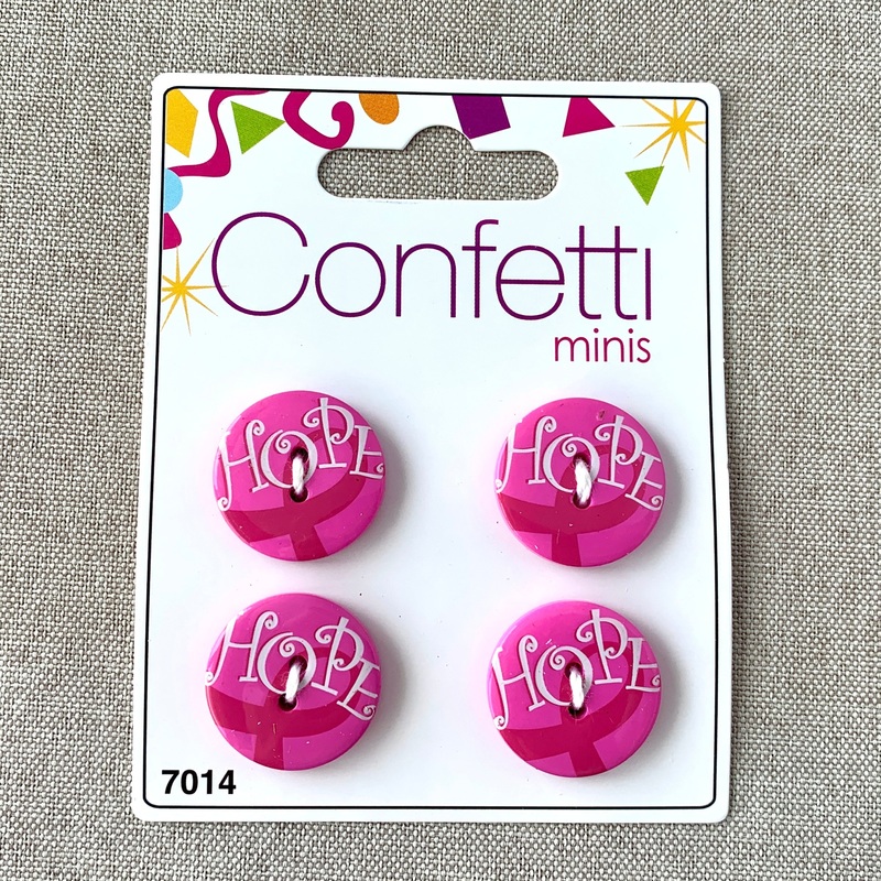 Hope – Confetti Minis Buttons – 2 Hole (ONLINE ORDER ONLY)