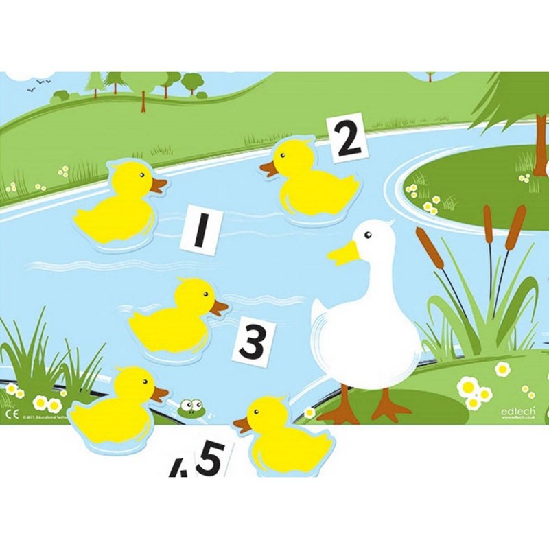 Magnetic 5 Little Ducks Went Swimming