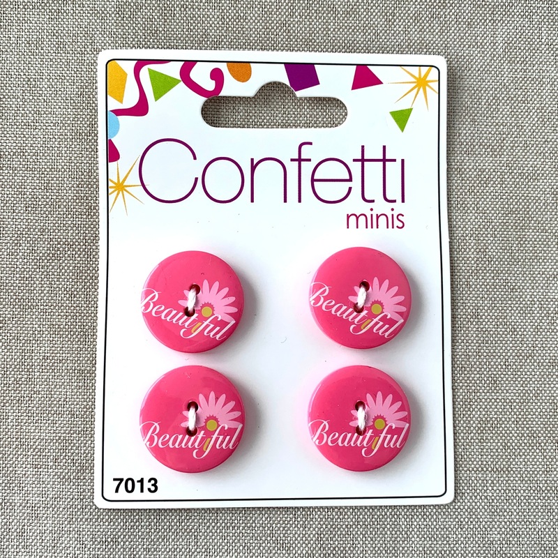 Beautiful – Confetti Minis Buttons – 2 Hole (ONLINE ORDER ONLY)