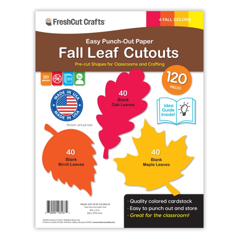 Fall Leaf Cutouts (ONLINE ORDER ONLY)