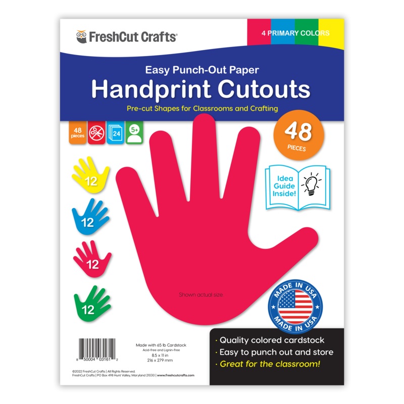 Handprint Cutouts (ONLINE ORDER ONLY)