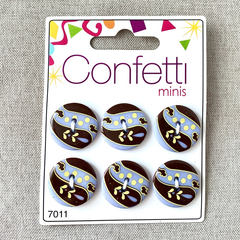 Paisley – Confetti Minis Buttons – 2 Hole (ONLINE ORDER ONLY)