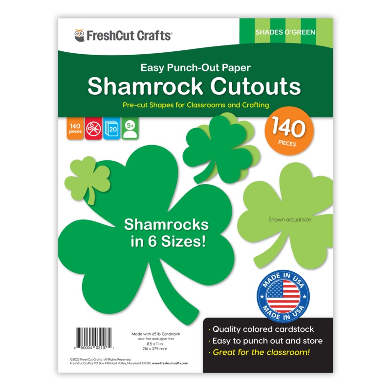 Shamrock Cutouts (ONLINE ORDER ONLY)