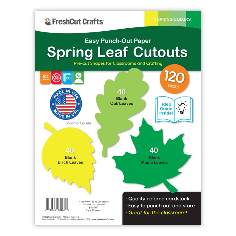 Spring Leaf Cutouts (ONLINE ORDER ONLY)