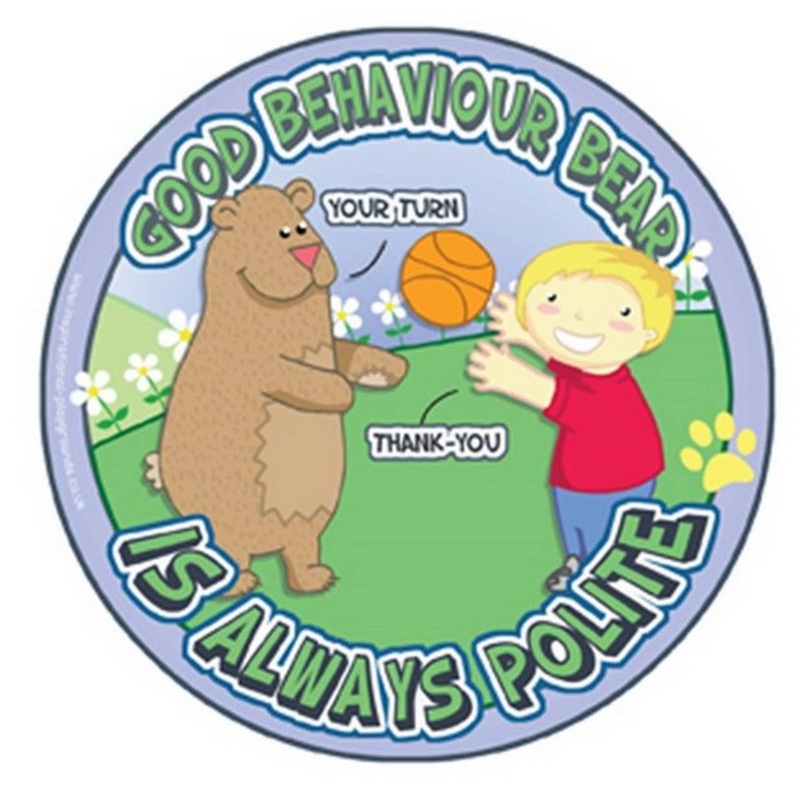 Good Behaviour Bear Sign