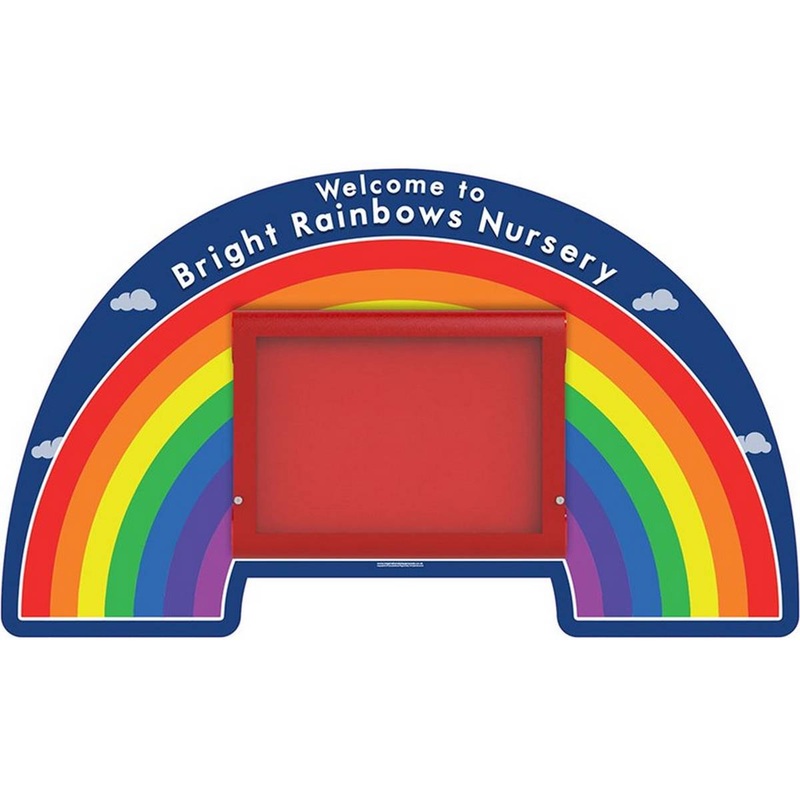 Weathershield Nursery/Primary Welcome Rainbow Sign