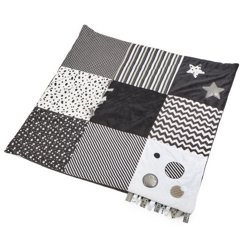 Black And White Ultra Soft Nursery Mat