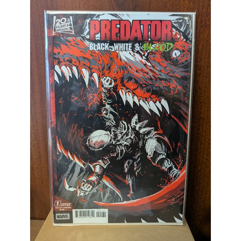 Predator: Black, White, and Blood #1 (Villanelli Variant) (ONLINE ORDER ONLY)