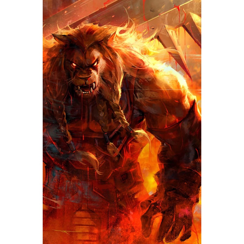 (A) Battle Beast 4 Virgin Foil Cover by Ivan Tao (ONLINE ORDER ONLY)