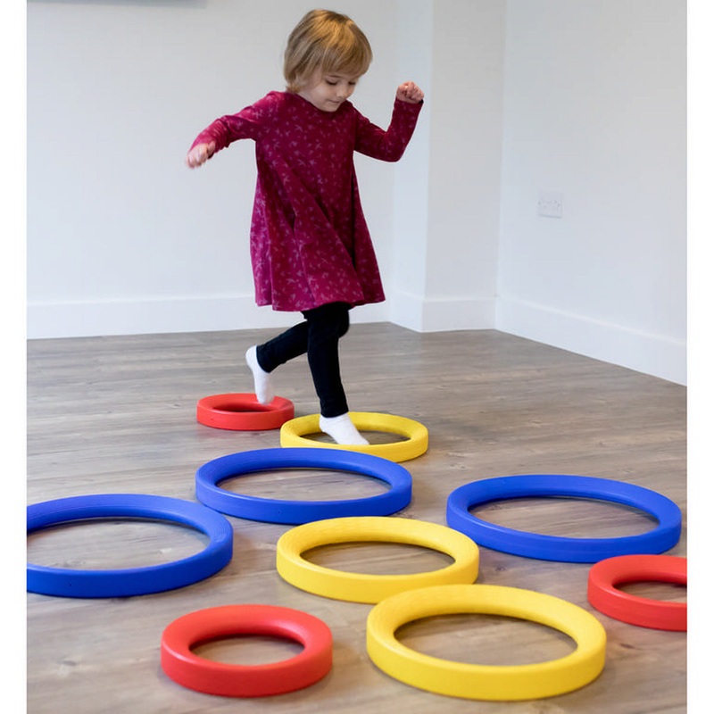 Giant Sensory Rolling Rings  Set of 9