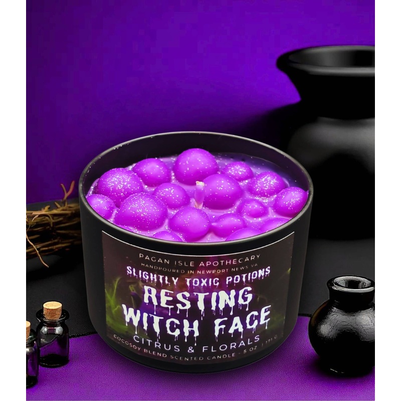 Resting Witch Face Magic Potion Candle (ONLINE ORDER ONLY)