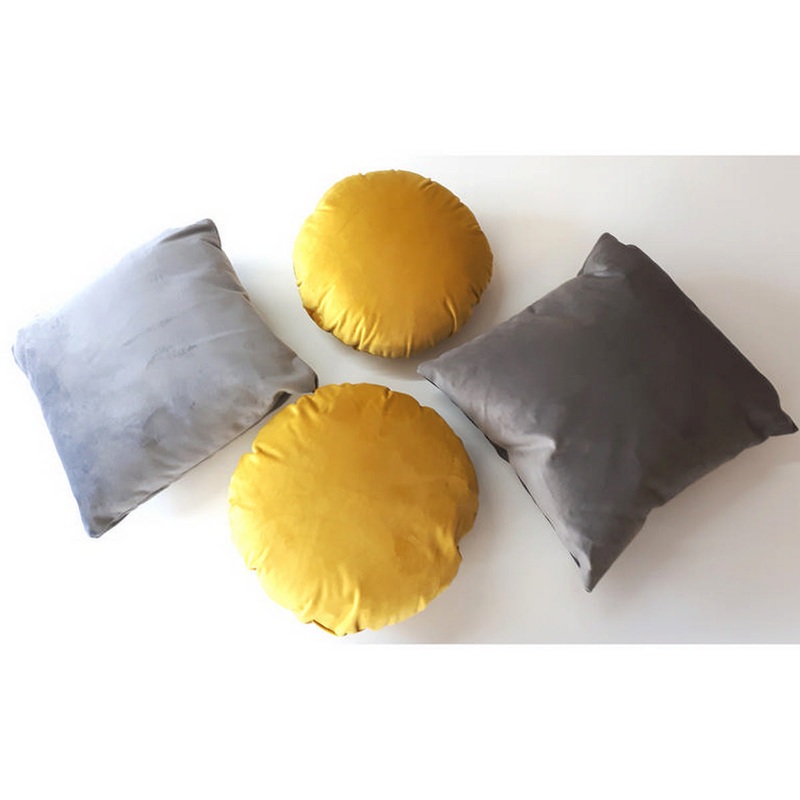 Woodland Grey Set Of 4 Cushions