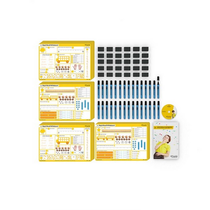 1st Class Rapid Recall A3 Whiteboards 30 Pack