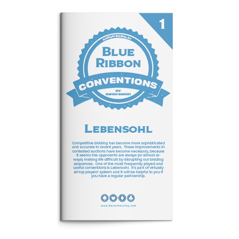 Blue Ribbon Conventions #1- Lebensohl (ONLINE ORDER ONLY)