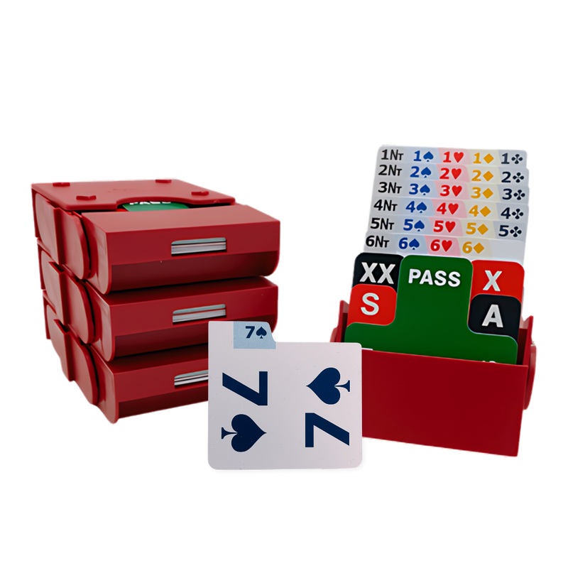 SuperBridge Boxes with Plastic Cards (set of 4) (ONLINE ORDER ONLY)