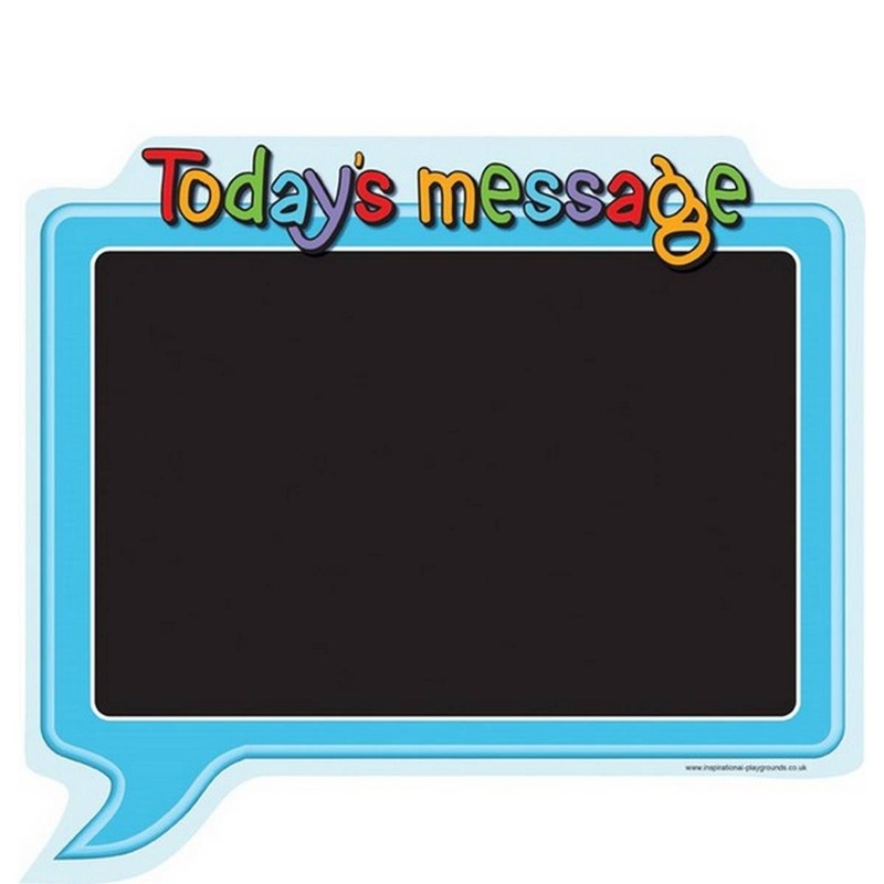 Todays Message Chalkboard