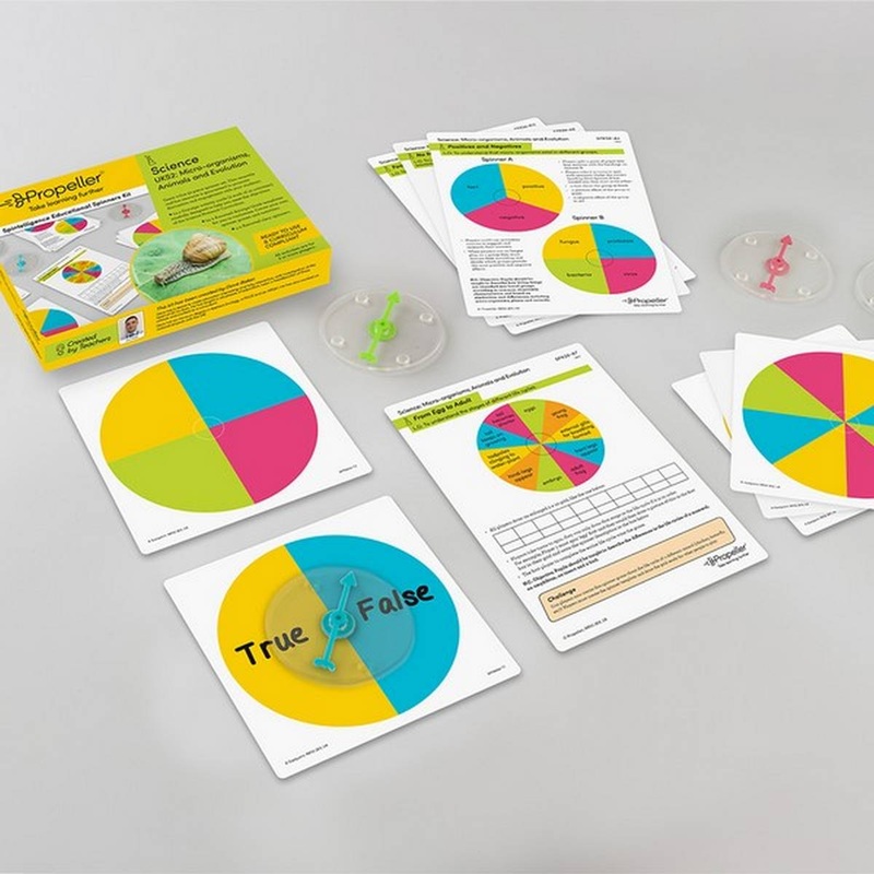 UKS2 Micro-organisms, animals and evolution Spinner Kit