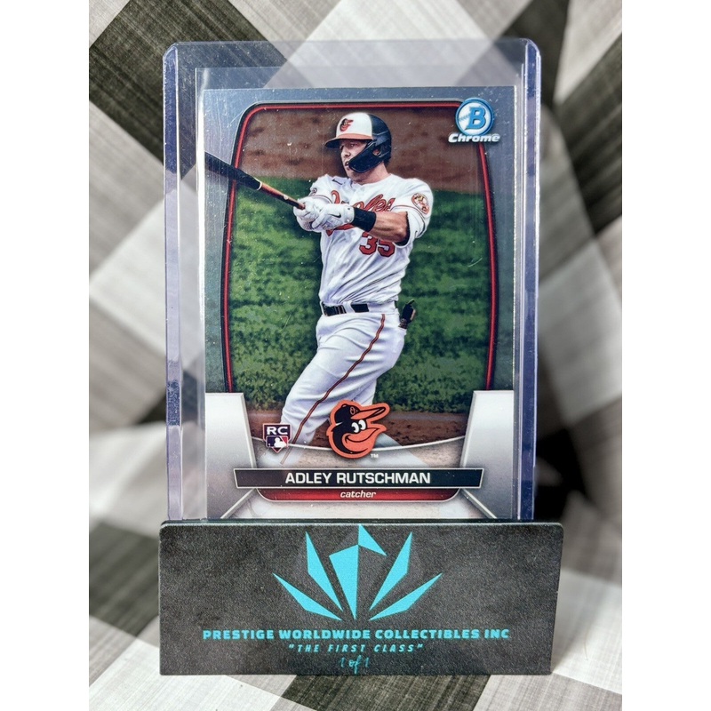 Adley Rutschman 2023 Bowman Chrome Rookie #17 Baltimore Orioles RC (ONLINE ORDER ONLY)