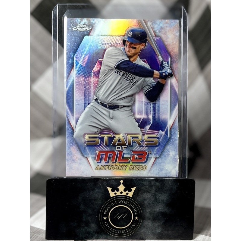 Anthony Rizzo 2023 Topps CHROME MLB Series 2 Stars of MLB #SMLBC-22 NY Yankees (ONLINE ORDER ONLY)