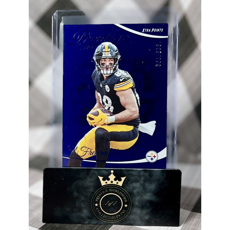 Pat Freiermuth 2023 Prestige Xtra Points Blue /399 #252 Pittsburgh Steelers (ONLINE ORDER ONLY)