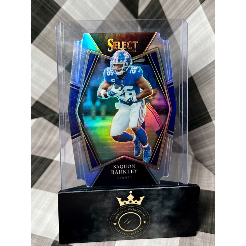 Saquan Barkley 2021 Select Premier Level Die Cut #126 (ONLINE ORDER ONLY)
