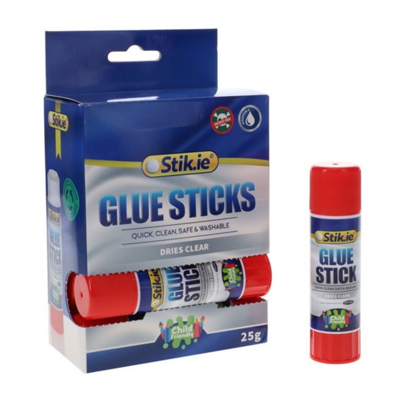 Stik-IE Glue Stick 25grm Pack of 10