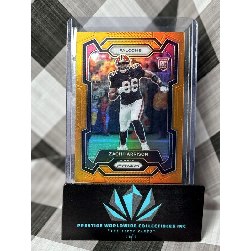 Zach Harrison 2023 Panini Prizm Orange Prizm Rookie /249 #306 Atlanta Falcons RC (ONLINE ORDER ONLY)