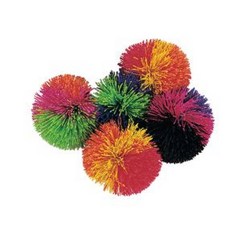 Koosh- Pom Pom Balls Pack of 5
