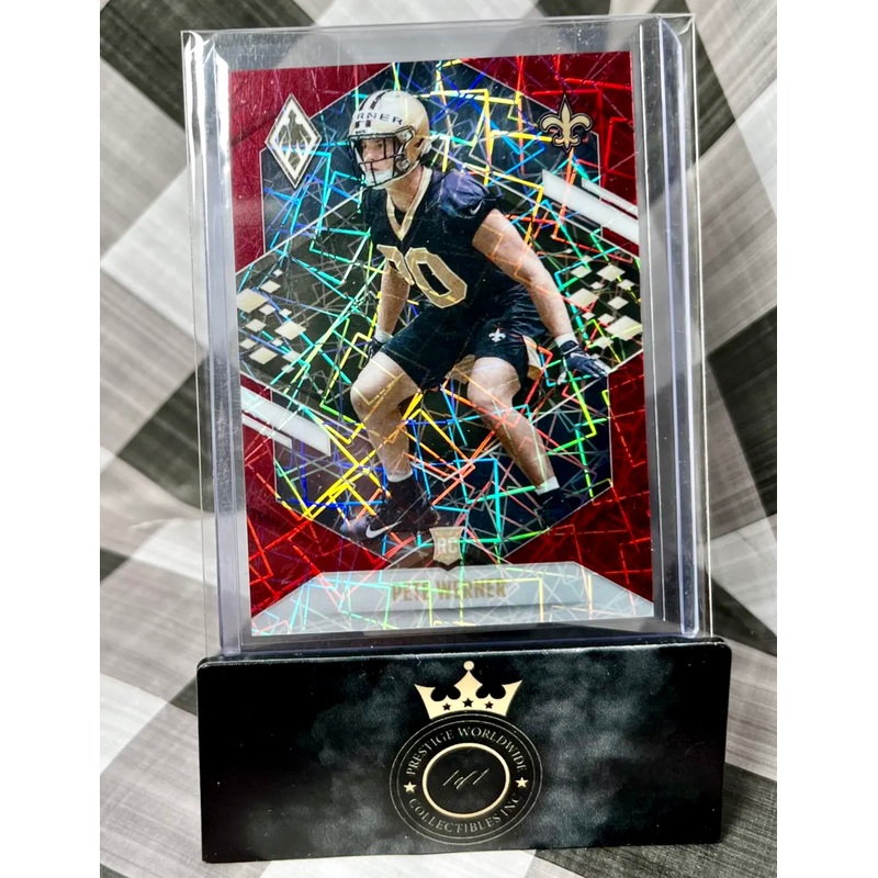 Pete Werner 2021 Phoenix Rookie Red Laser /285 #168 – NO Saints RC (ONLINE ORDER ONLY)