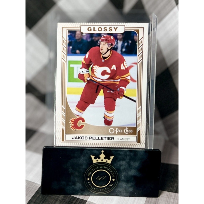 Jakob Pelletier 2023-24 Upper Deck Series One OPC Glossy #R-2 Calgary Flames (ONLINE ORDER ONLY)