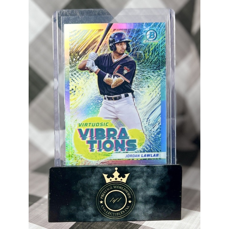 Jordan Lawlar 2022 Bowman Chrome Virtuosic Vibrations #VV-16 AZ Diamondbacks (ONLINE ORDER ONLY)