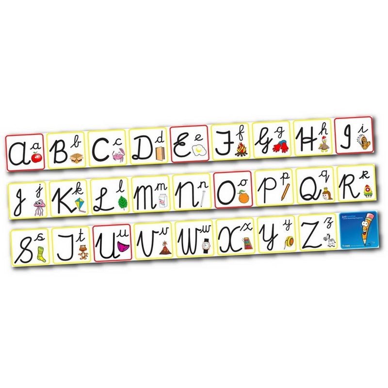 *Just Cursive Alphabet Wall Frieze