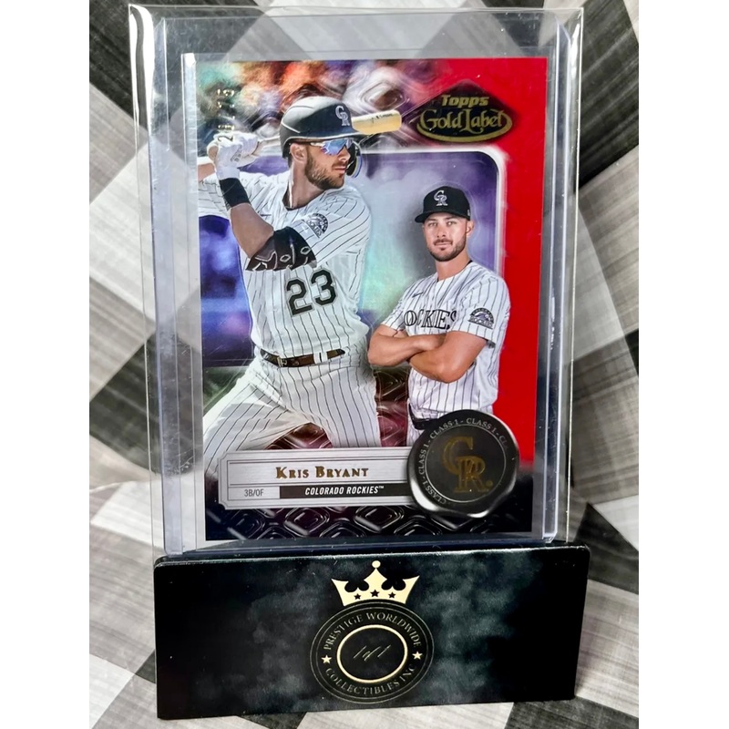 Kris Bryant 2022 Topps Gold Label /75 #36 – COL Rockies (ONLINE ORDER ONLY)