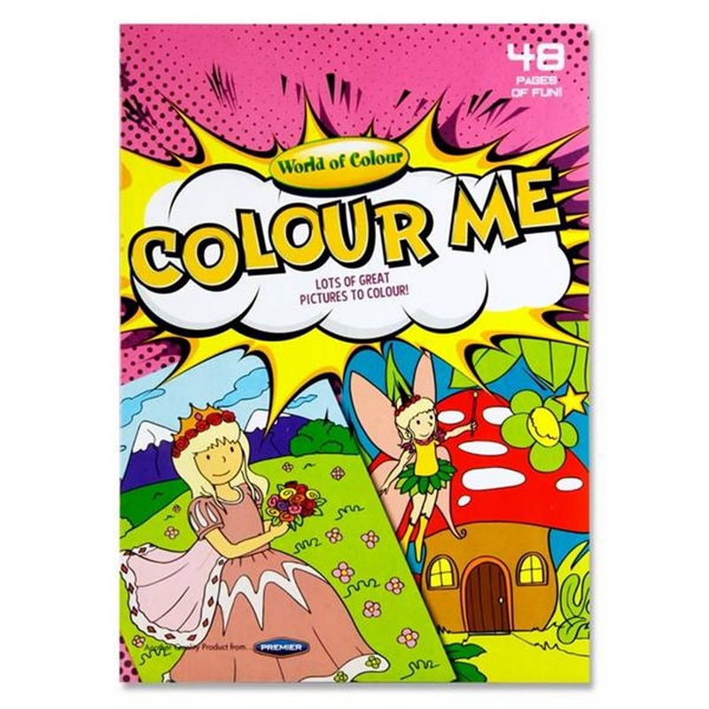 A4 48pg Colouring Book  Bright